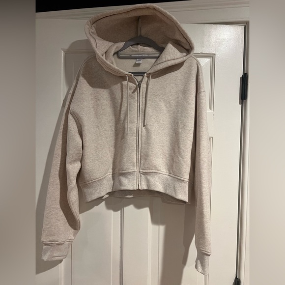 Athleta Forever Fleece Crop Full Zip - Picture 4 of 7